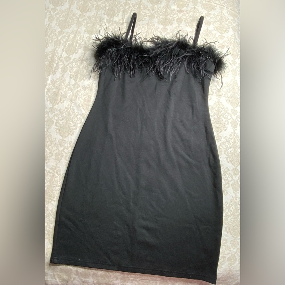 Fashion Nova 90s Chic Mini Dress Black Size XL